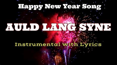 auld lang syne youtube|New Year's Day .